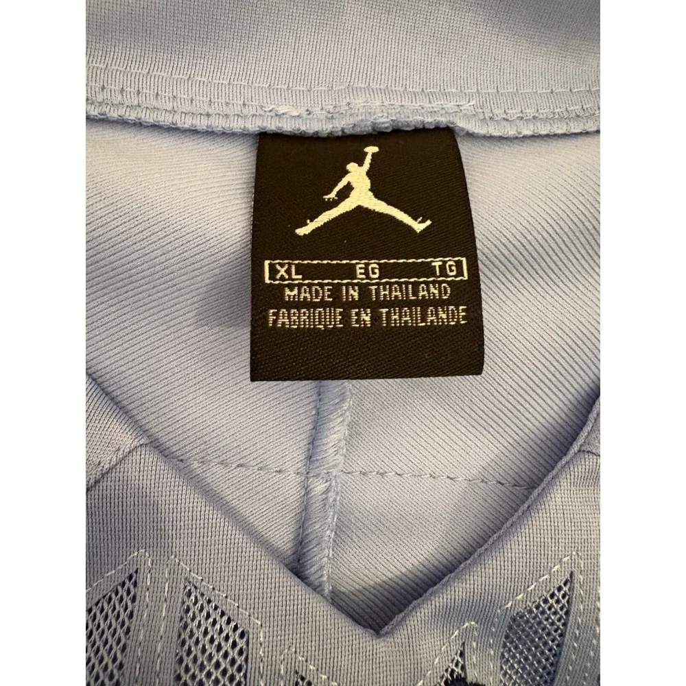 Jordan North Carolina Tar Heels Drake Maye 10 Jersey Carolina‎ Blue Mens XL NEW